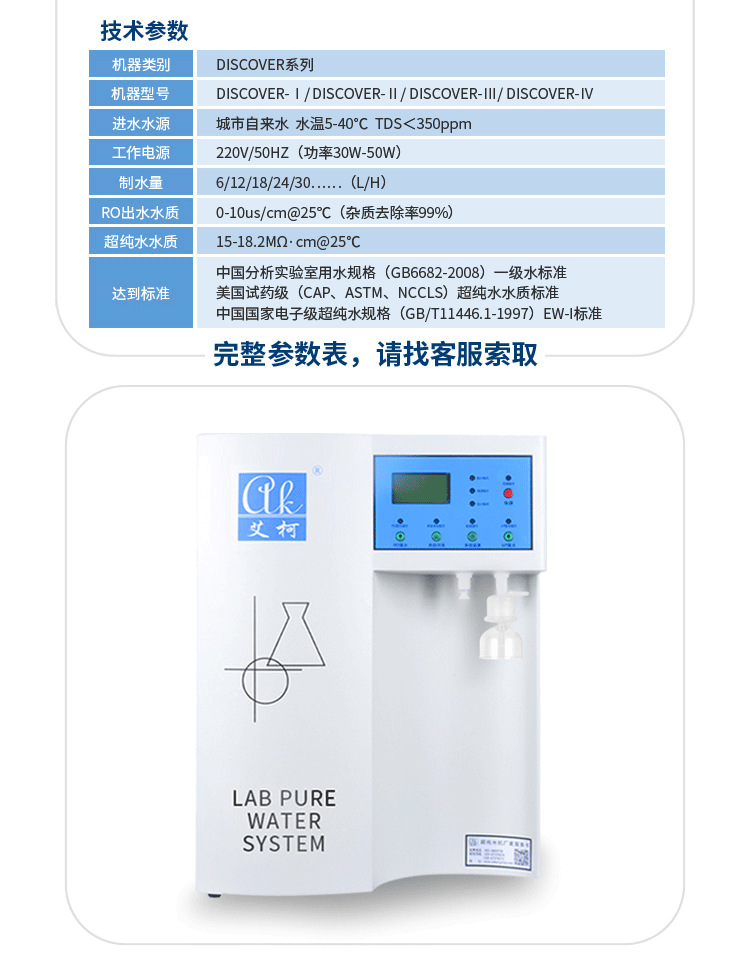 【艾柯知識】如何確定實驗室專用超純水機產出的水質是否達標?插圖 【艾柯知識】如何確定實驗室專用超純水機產出的水質是否達標?插圖